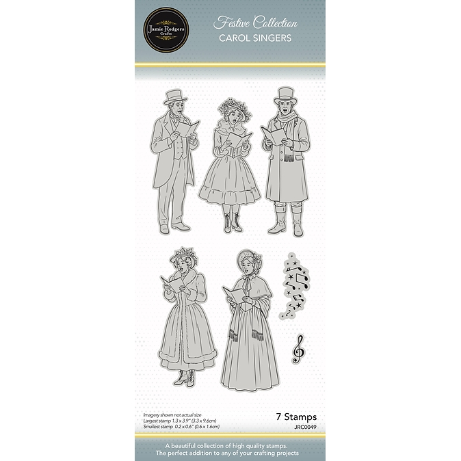 Jamie Rodgers Crafts - Carol Singers DL Stamp Set