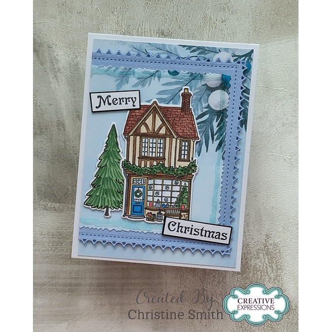 Jamie Rodgers Crafts - Vintage Street Scene DL Stamp Set