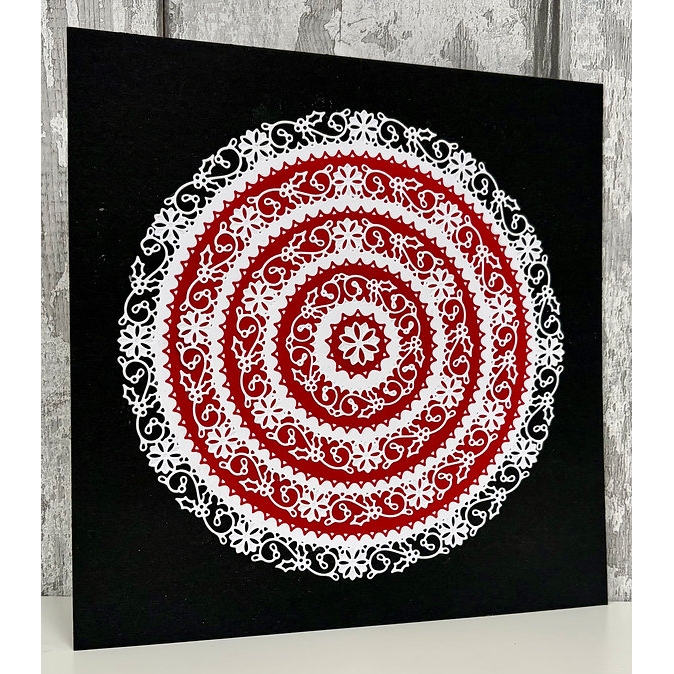 Jamie Rodgers Crafts - Holly Snowflake Circles Die Set - Image 2