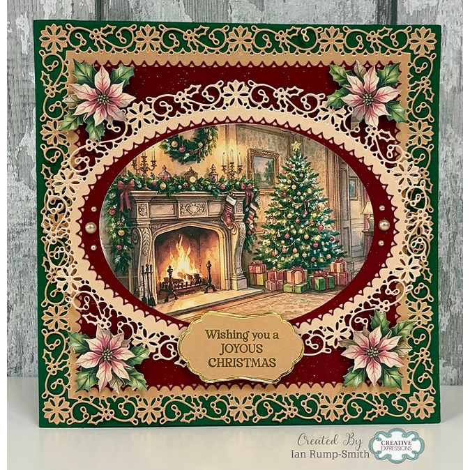 Jamie Rodgers Crafts - Holly Snowflake Squares Die Set - Image 5