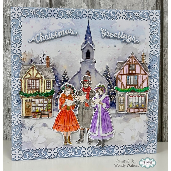Jamie Rodgers Crafts - Holly Snowflake Squares Die Set - Image 4