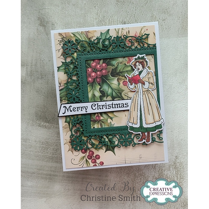 Jamie Rodgers Crafts - Holly Snowflake Squares Die Set - Image 3