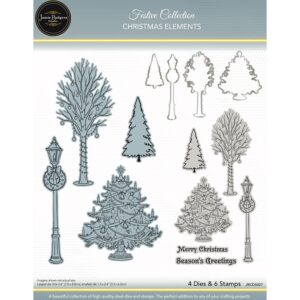 Jamie Rodgers Crafts - Christmas Elements Stamp & Die Set