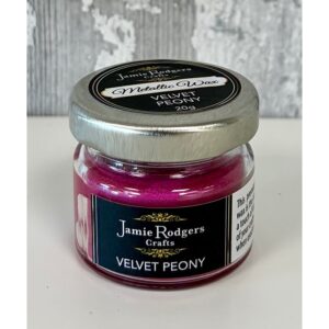 Jamie Rodgers Crafts - Metallic Wax Velvet Peony