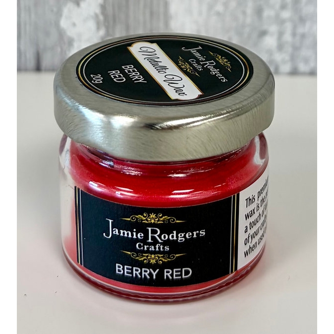Jamie Rodgers Crafts - Metallic Wax Berry Red