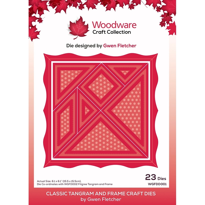 Woodware Classic Tangram and Frame Craft Dies