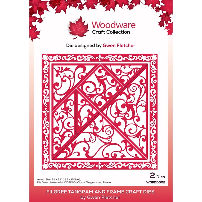 Woodware Filigree Tangram and Frame Craft Dies