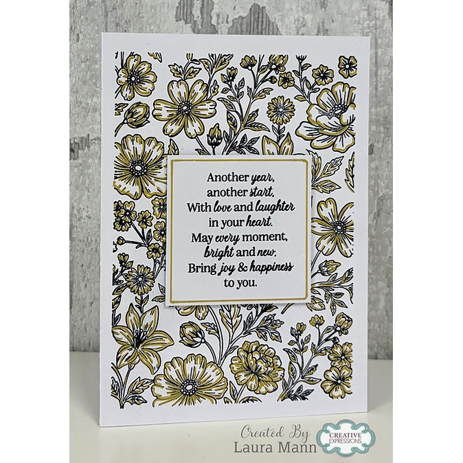 Woodware Meadowsweet A6 Clear Stamp Set