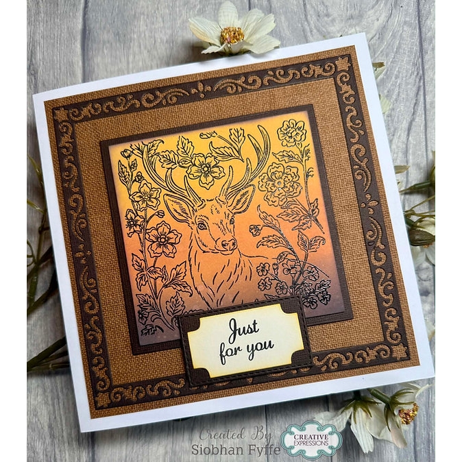 Woodware Forest Stag A6 Clear Stamp Set - Image 5