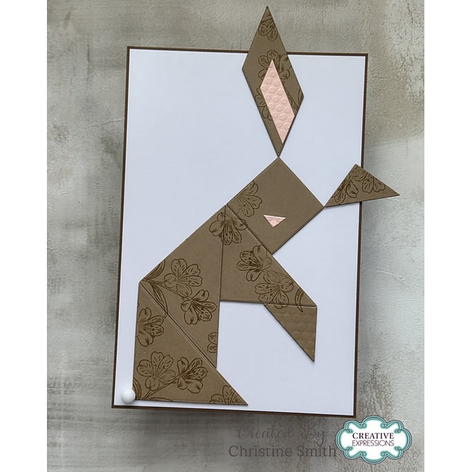 Woodware Watchful Hare A6 Clear Stamp Set - Image 4