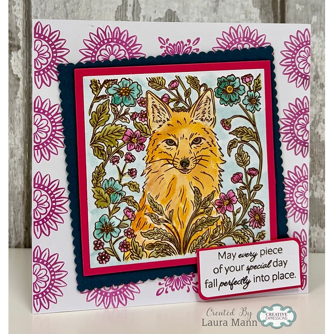 Woodware Woodblock Impressions A6 Clear Stamp Set