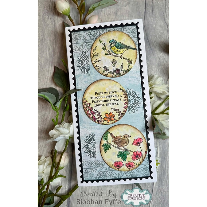Woodware Woodblock Impressions A6 Clear Stamp Set - Image 3