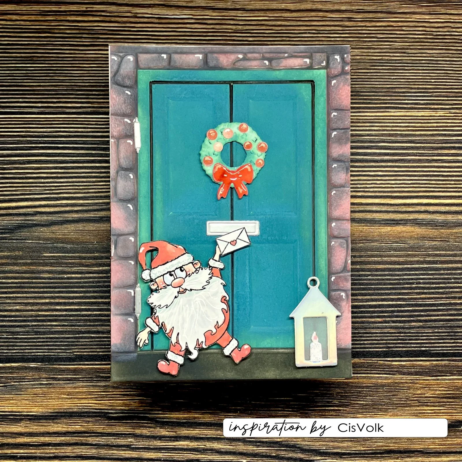 Vaessen Creative Embossing Folder by Carla Creates Christmas Door - Image 3