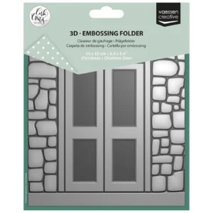 Vaessen Creative Embossing Folder by Carla Creates Christmas Door