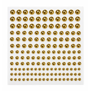 Gold Self-Adhesive Gems