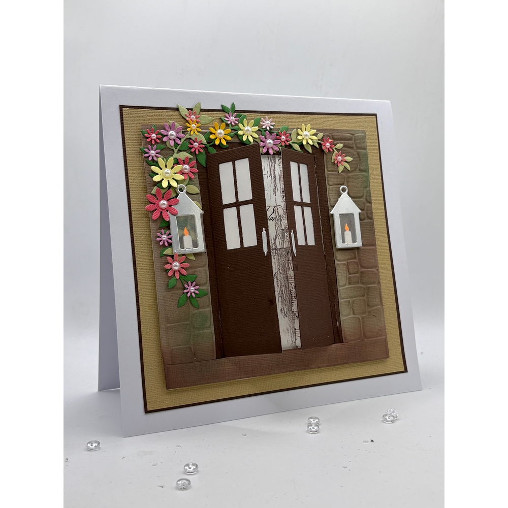 Vaessen Creative Cutting and Embossing Dies by Carla Creates Christmas Door