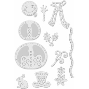 Sweet Dixie Build A Snowman die set