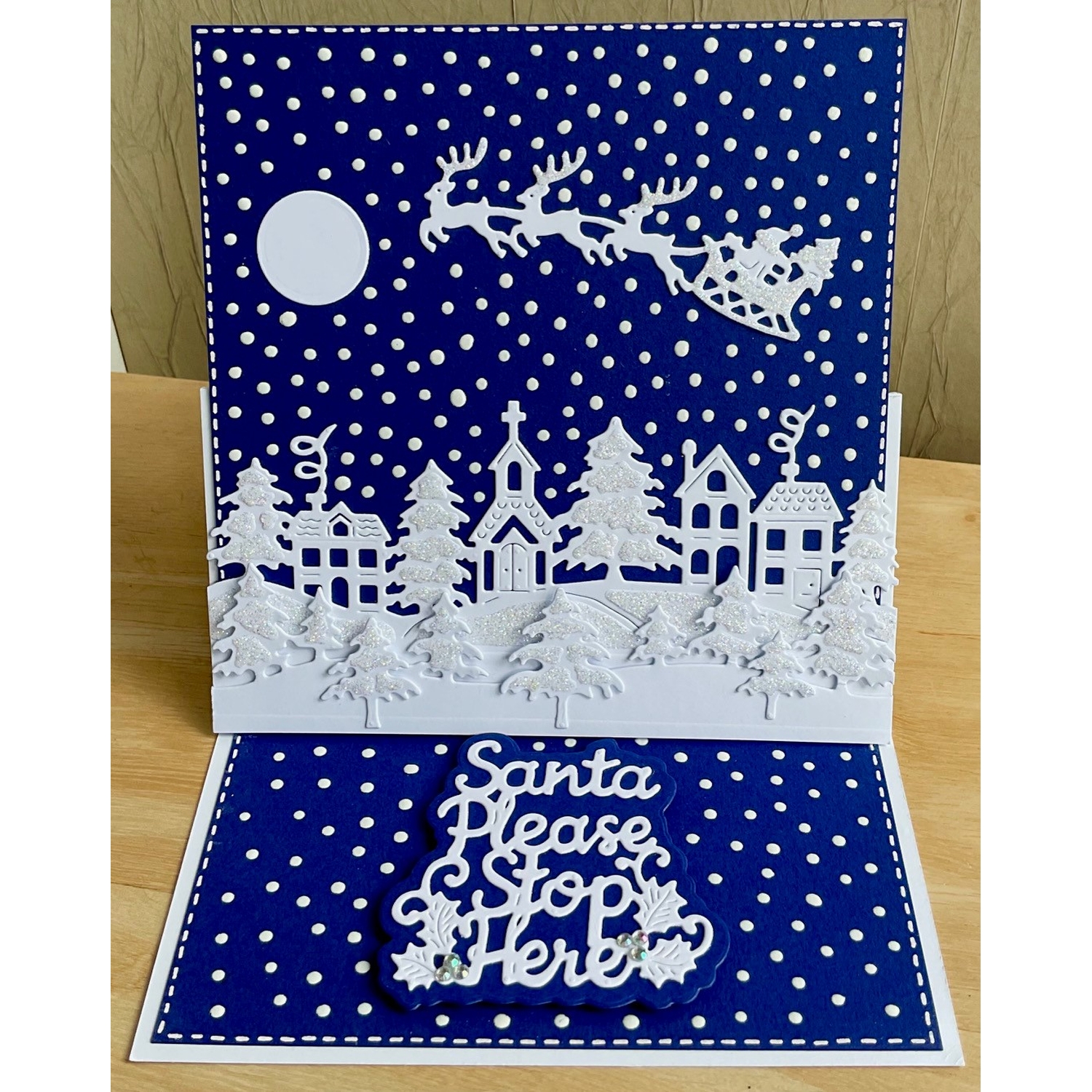 Sweet Dixie Snowy Christmas Village die set