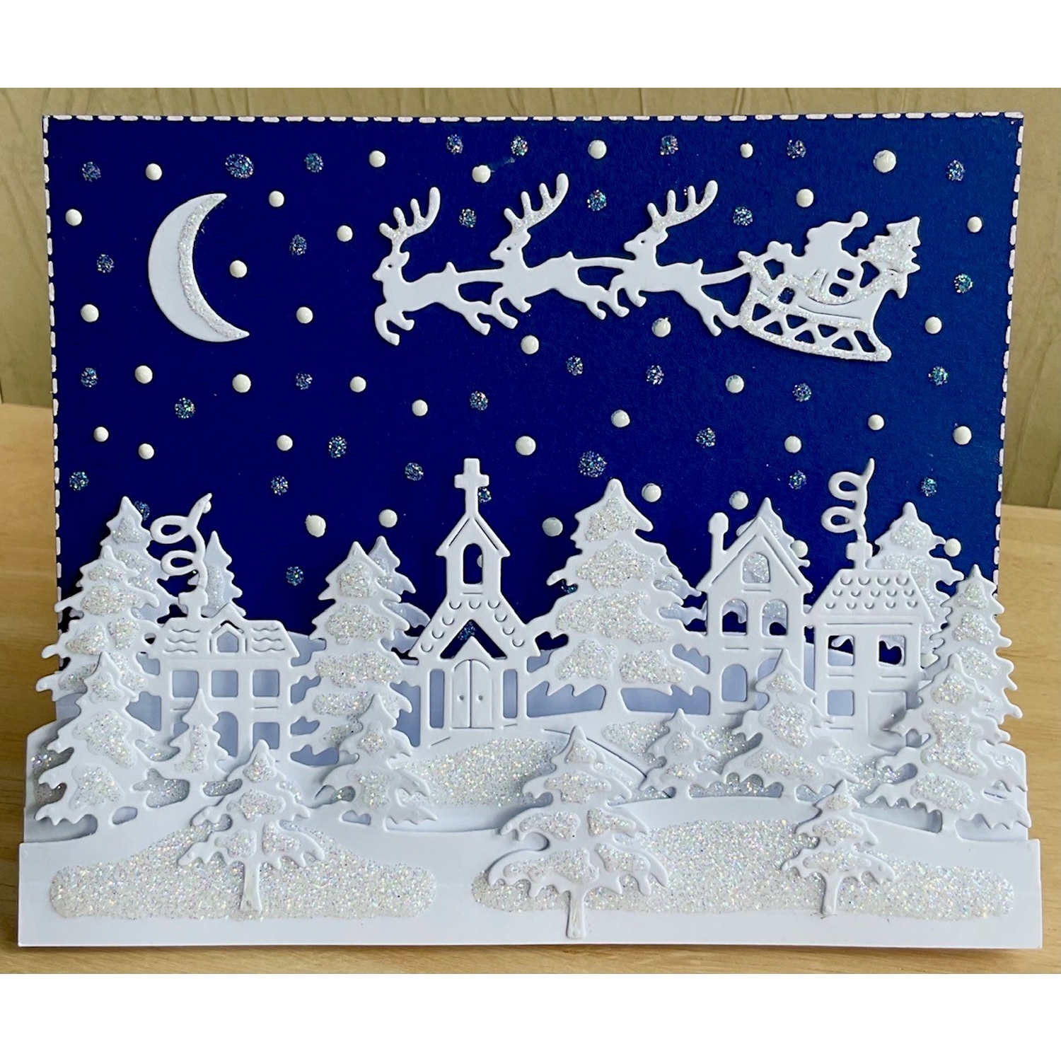 Sweet Dixie Snowy Christmas Village die set - Image 2
