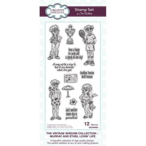 Murray and Ethel Lovin’ Life Clear Stamp Set By Sue Wilson