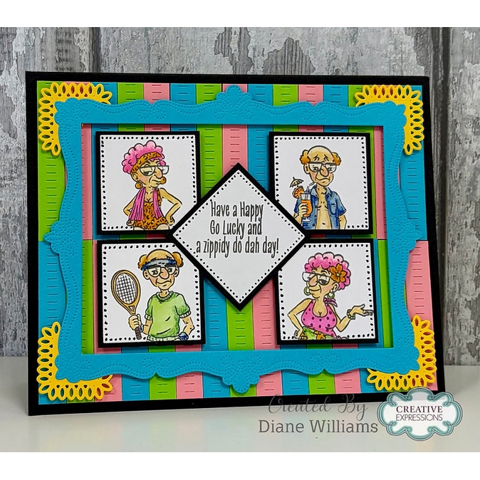 Murray and Ethel Lovin’ Life Clear Stamp Set By Sue Wilson