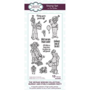 Murray and Ethel’s Garden Party Clear Stamp Set By Sue Wilson