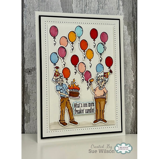Murray and Ethel’s Garden Party Clear Stamp Set By Sue Wilson