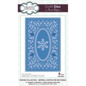 Jamie Rodgers Crafts Imperial Cartouche Rectangle Die Set
