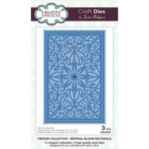 Jamie Rodgers Crafts Imperial Bloom Rectangle Die Set