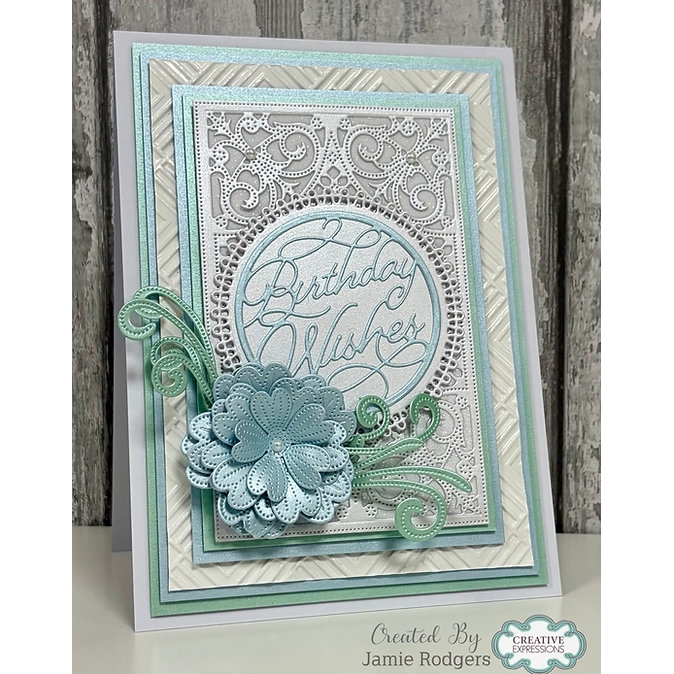 Jamie Rodgers Crafts Pierced Collection & Circle Sentiments Die Bundle - Image 16