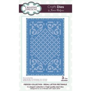 Jamie Rodgers Crafts Regal Lattice Rectangle Die Set