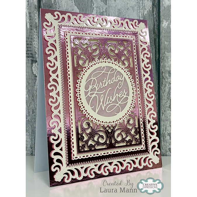 Jamie Rodgers Crafts Regal Lattice Rectangle Die Set