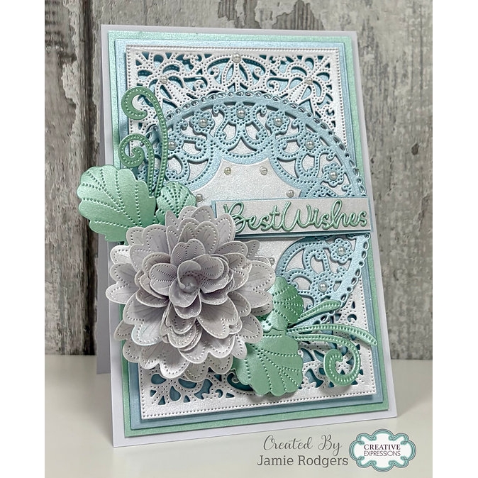 Jamie Rodgers Crafts Pierced Collection & Circle Sentiments Die Bundle - Image 12