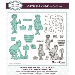 Ethel and Ralph’s Homelife Stamp & Die Set By Sue Wilson