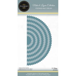Jamie Rodgers Crafts Postage Half Circles Die Set