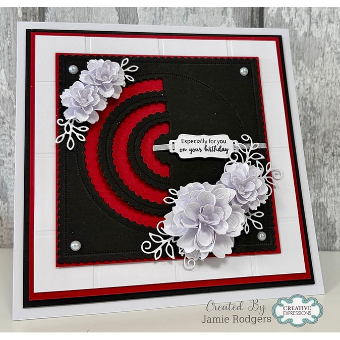 Jamie Rodgers Crafts Scallop Edge & Pierced Half Circles