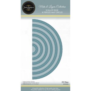 Jamie Rodgers Crafts Scallop Edge & Pierced Half Circles