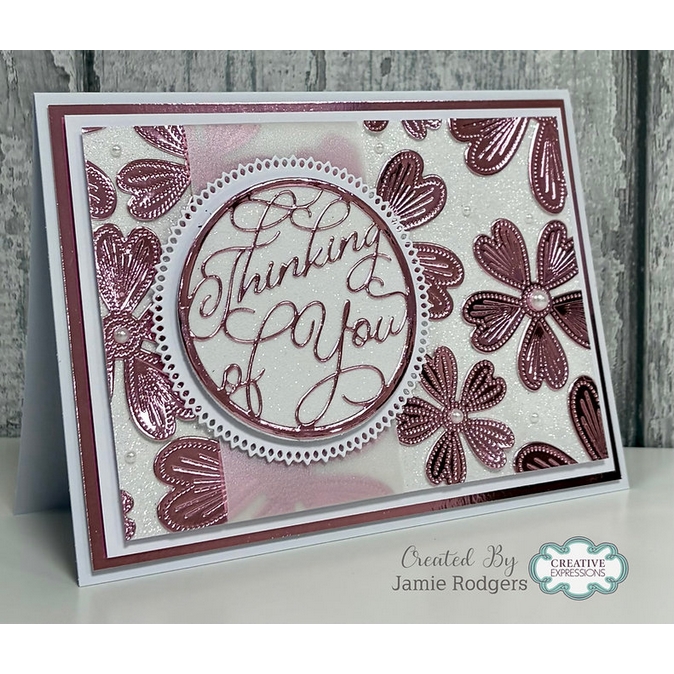 Jamie Rodgers Crafts Pierced Collection & Circle Sentiments Die Bundle - Image 6