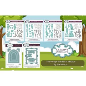 Bundle 1 - Vintage Wisdom Craft Die & Clear Stamp Collection By Sue Wilson
