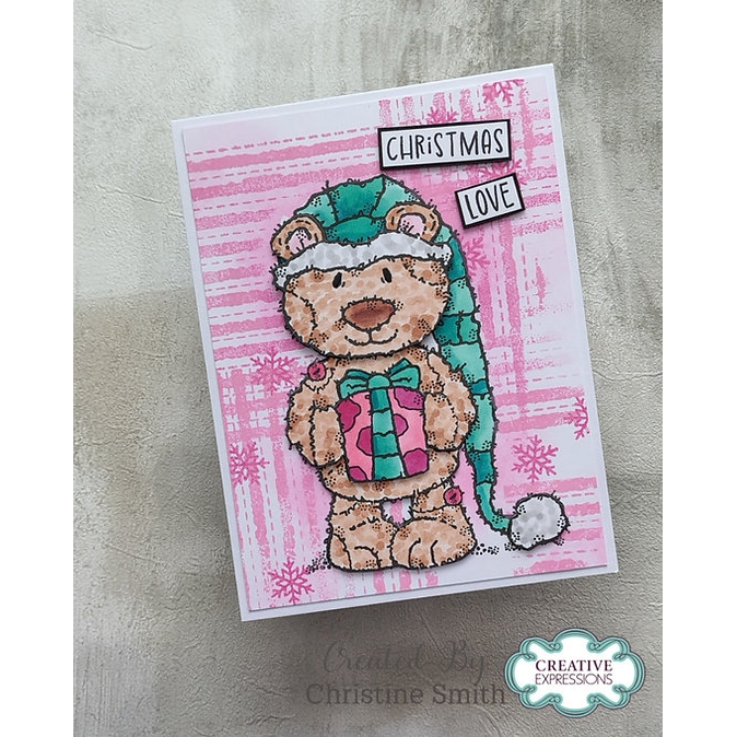 Woodware Christmas Gift A6 Clear Stamp Set - Image 2
