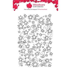 Woodware Stardust A6 Clear Stamp