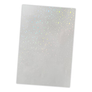 Transparent Adhesive Sheets A4 Star Design
