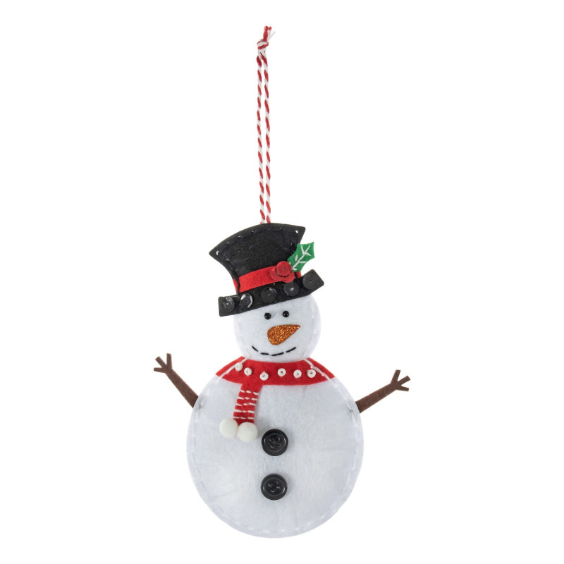 Felt Decoration Kit: Christmas: Snowman