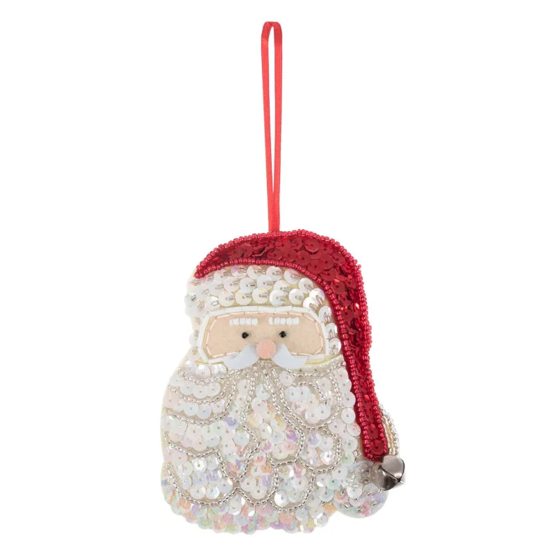 Felt Decoration Kit: Christmas: Sequin Santa - Image 4