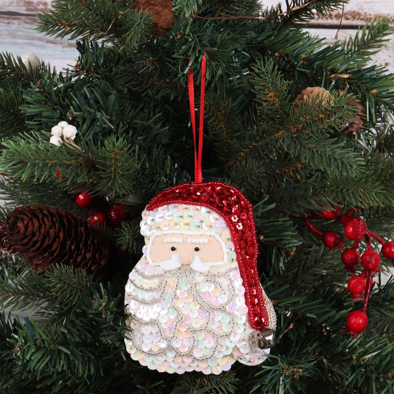 Felt Decoration Kit: Christmas: Sequin Santa