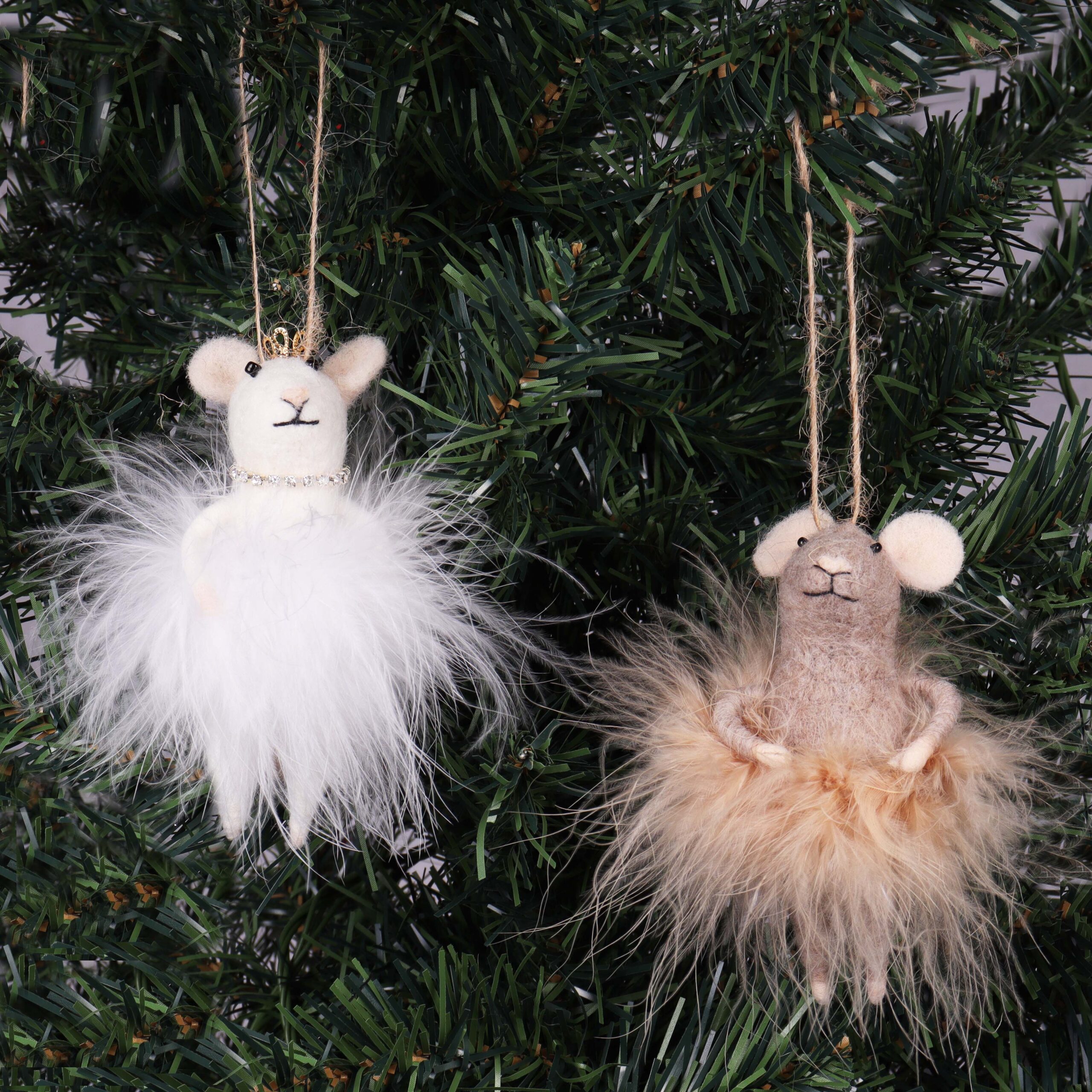Needle Felting Kit: Fairy Mice Duo