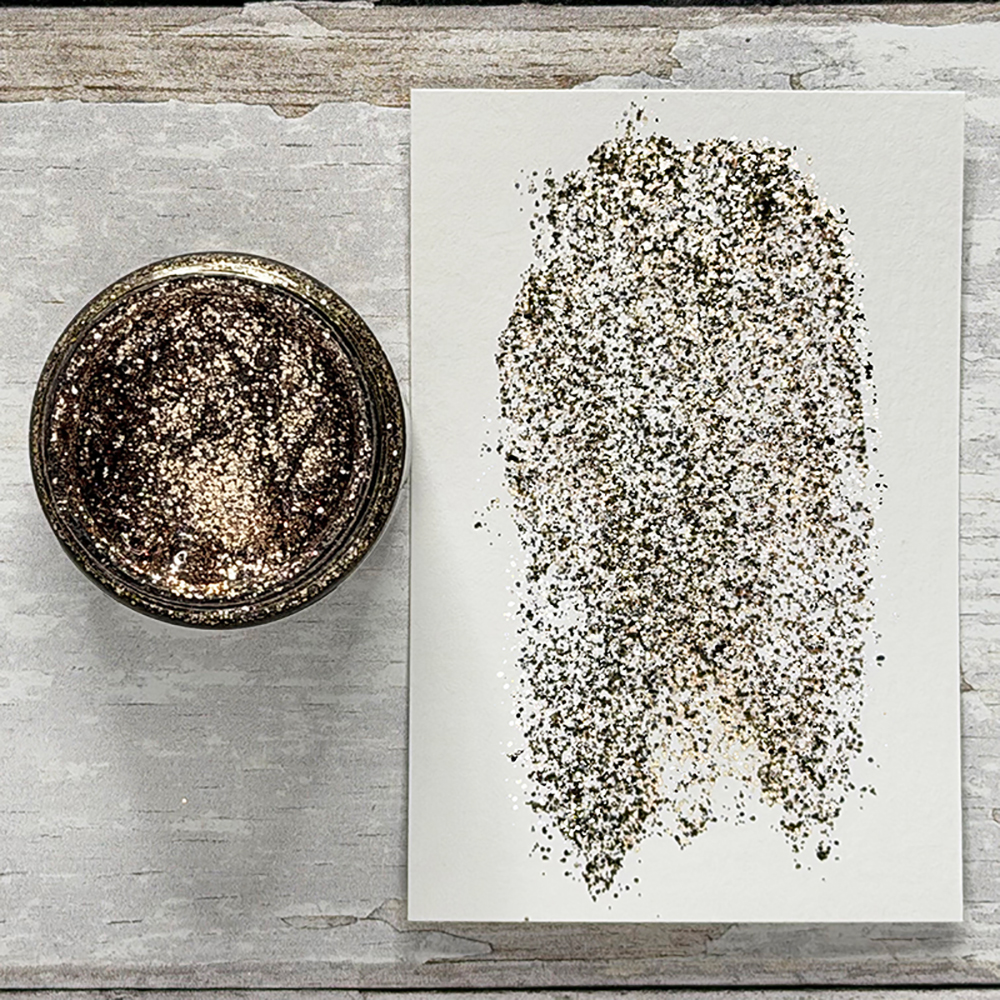 Tim Holtz Distress Liquid Tinsels Fine Glitter - Tarnished (1oz)