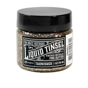 Tim Holtz Distress Liquid Tinsels Fine Glitter - Tarnished (1oz)