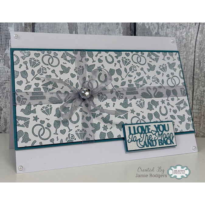 Jamie Rodgers Crafts - I Love You to the Moon and Back Die