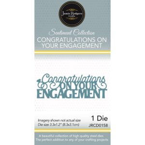 Jamie Rodgers Crafts - Congratulations on Your Engagement Die